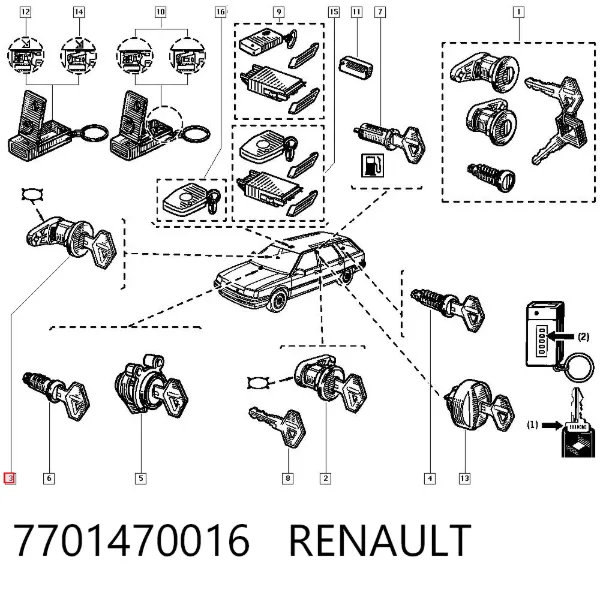  7701470016 Renault (RVI)