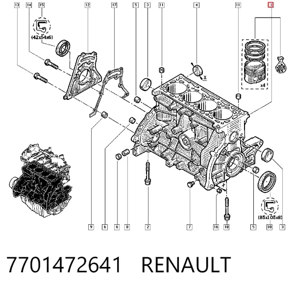  7701472641 Renault (RVI)