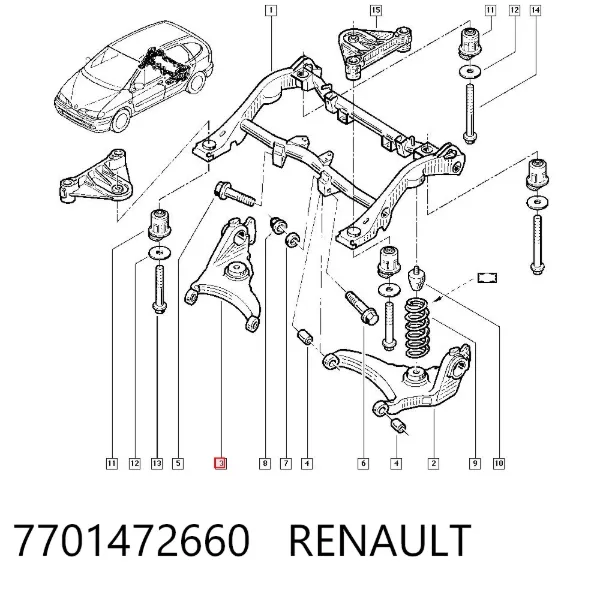  7701472660 Renault (RVI)