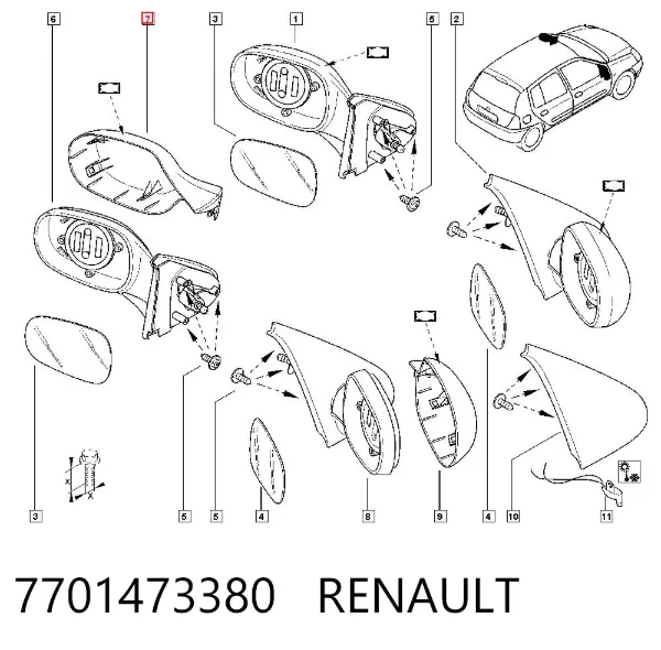  7701473380 Renault (RVI)