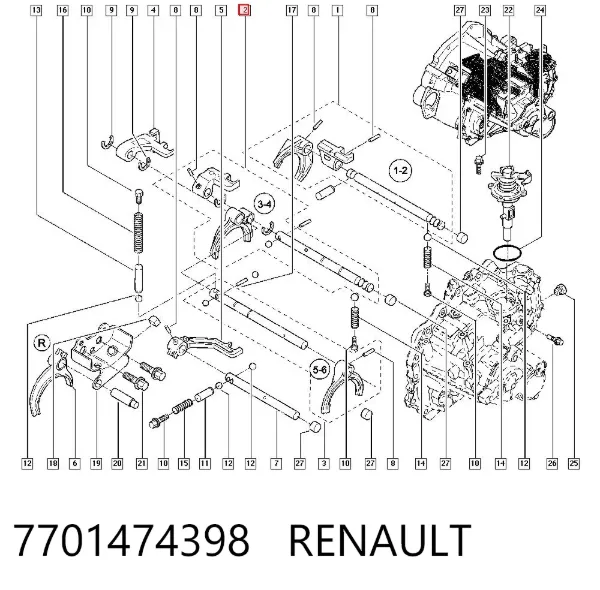  7701474398 Renault (RVI)
