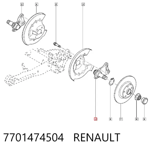  7701474504 Renault (RVI)