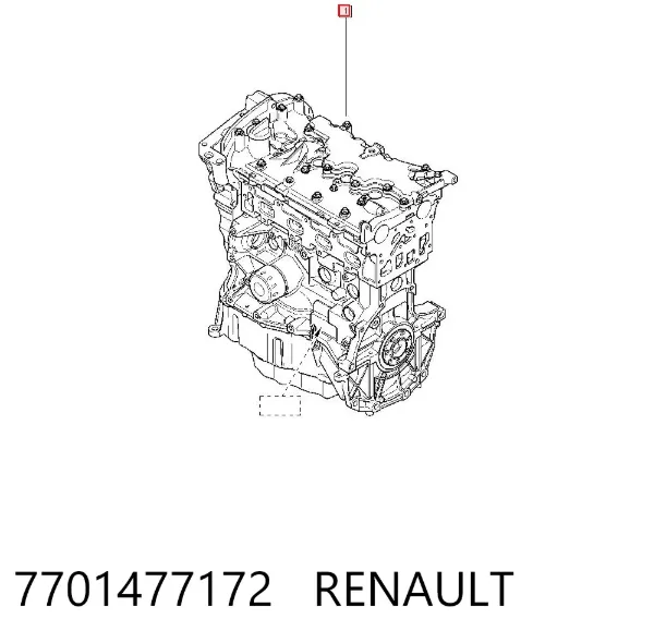 Двигатель 7701477172 Renault (RVI)