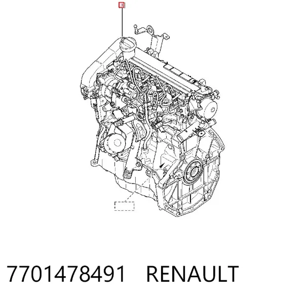 Двигатель 7701478491 Renault (RVI)