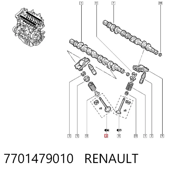  7701479010 Renault (RVI)