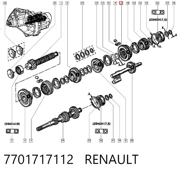  7701717112 Renault (RVI)