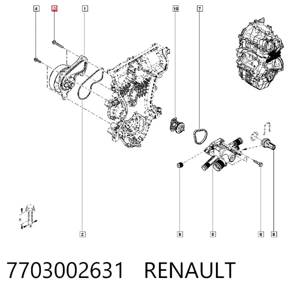  7703002631 Renault (RVI)
