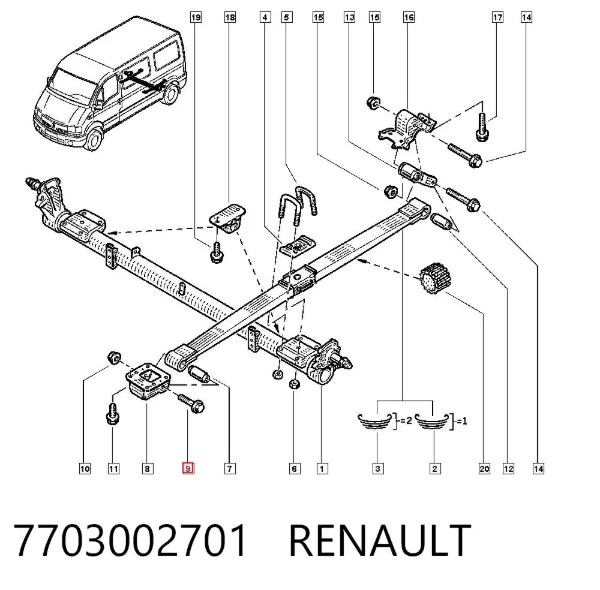  7703002701 Renault (RVI)