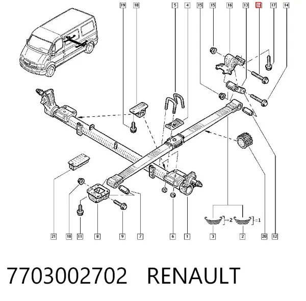  7703002702 Renault (RVI)