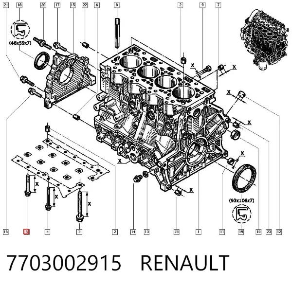  7703002915 Renault (RVI)