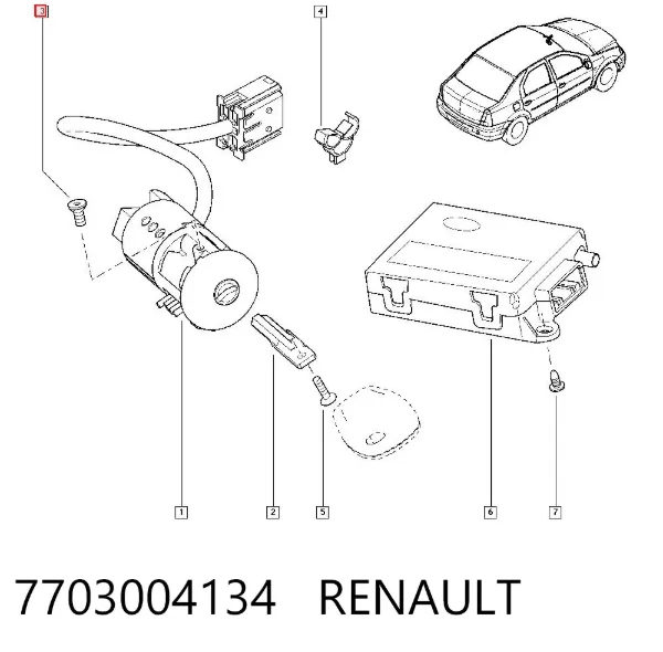  7703004134 Renault (RVI)