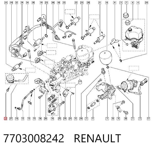  7703008242 Renault (RVI)