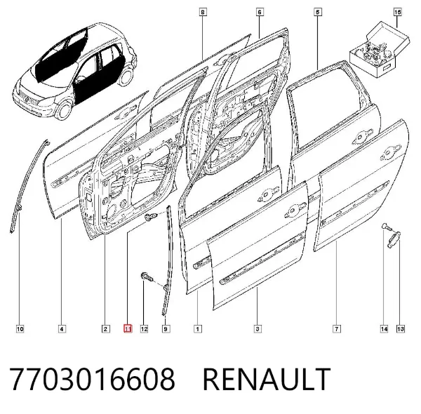 7703016608 Renault (RVI)