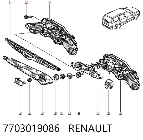  7703019086 Renault (RVI)