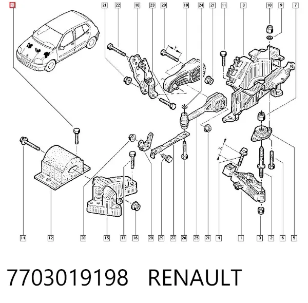  7703019198 Renault (RVI)
