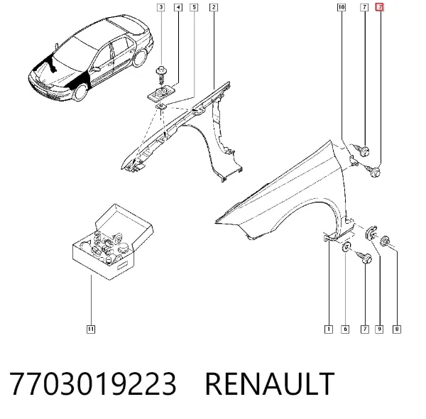  7703019223 Renault (RVI)