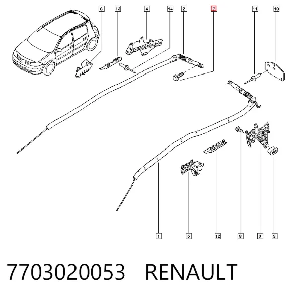  7703020053 Renault (RVI)