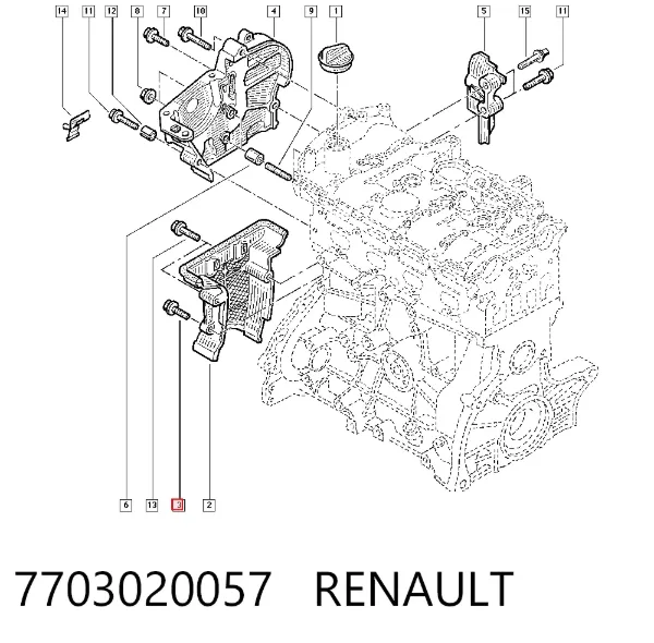  7703020057 Renault (RVI)