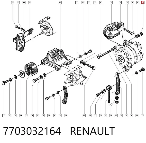  7703032164 Renault (RVI)