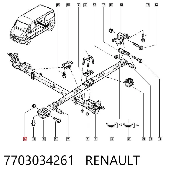  7703034261 Renault (RVI)