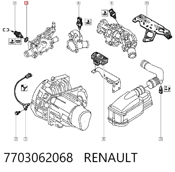 7703062068 Renault (RVI)