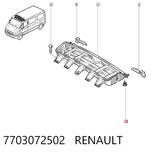  7703072502 Renault (RVI)