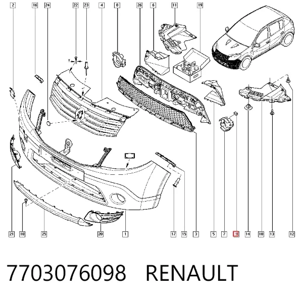  7703076098 Renault (RVI)