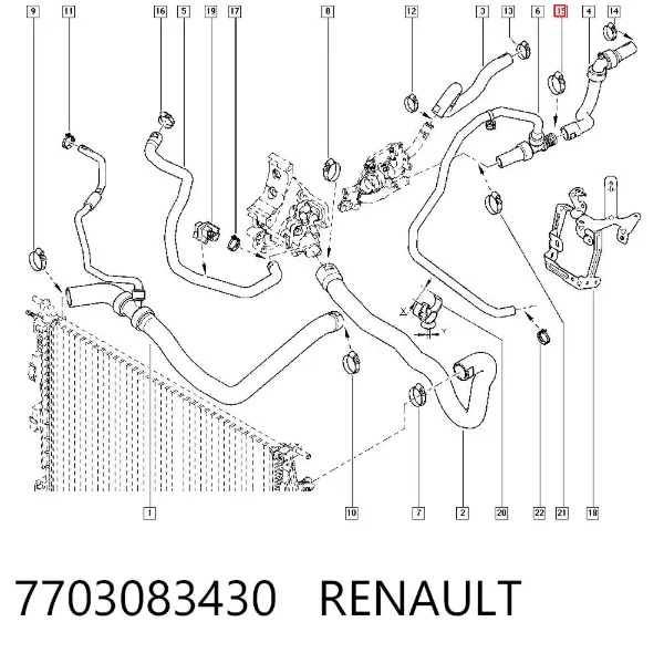  7703083430 Renault (RVI)