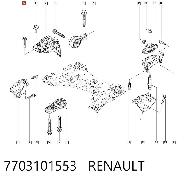  7703101553 Renault (RVI)