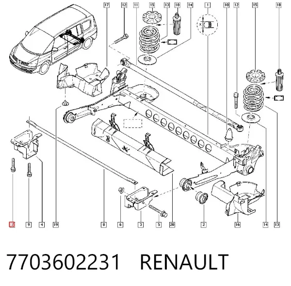  7703602231 Renault (RVI)