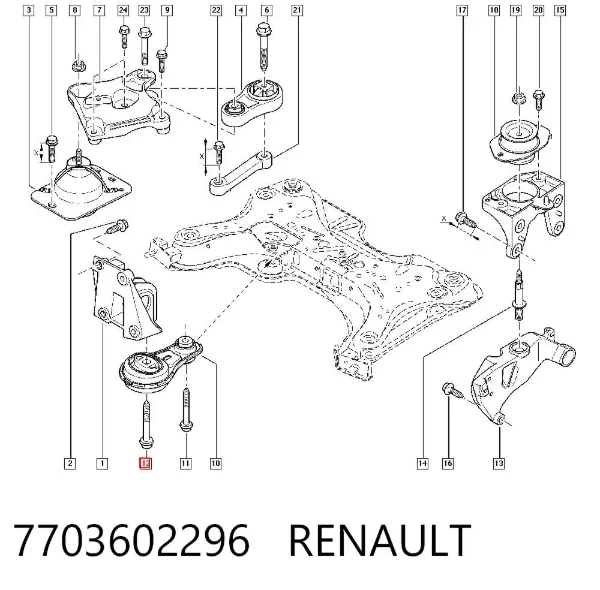  7703602296 Renault (RVI)
