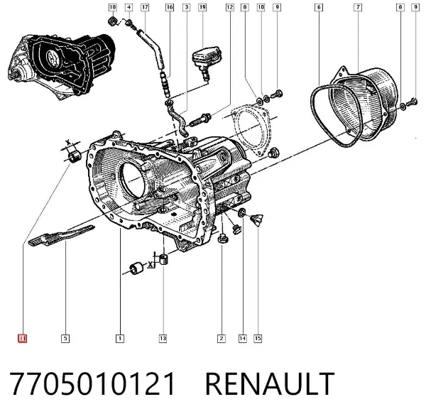  7705010121 Renault (RVI)