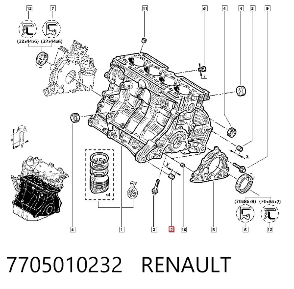  7705010232 Renault (RVI)