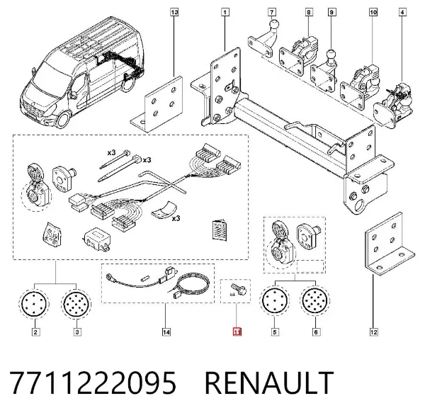  7711222095 Renault (RVI)