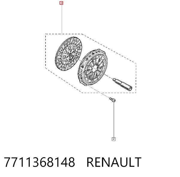 Сцепление 7711368148 Renault (RVI)