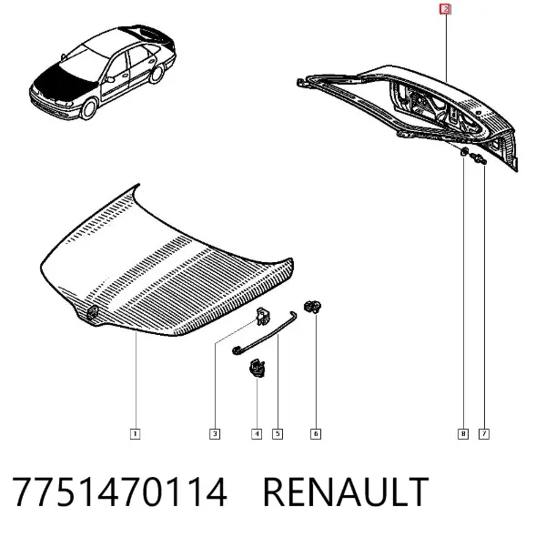 Ляда 7751470114 Renault (RVI)