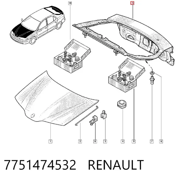 Ляда 7751474532 Renault (RVI)