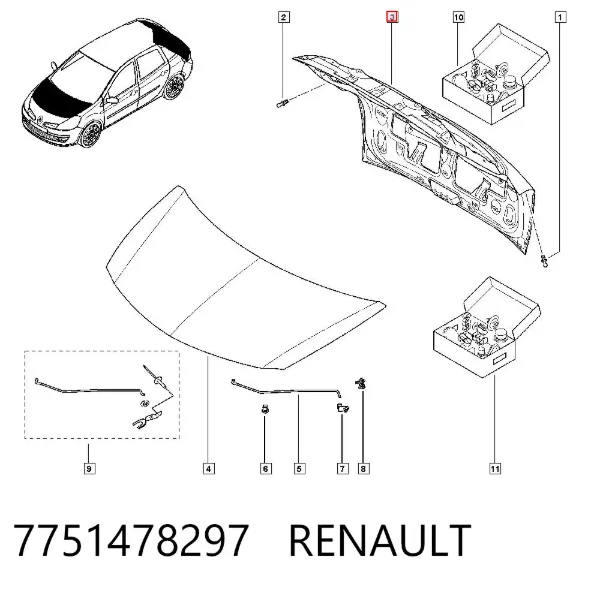 Ляда 7751478297 Renault (RVI)