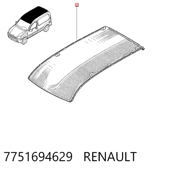 Крыша 7751694629 Renault (RVI)