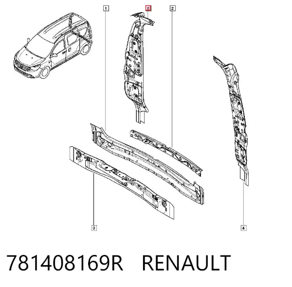  781408169R Renault (RVI)