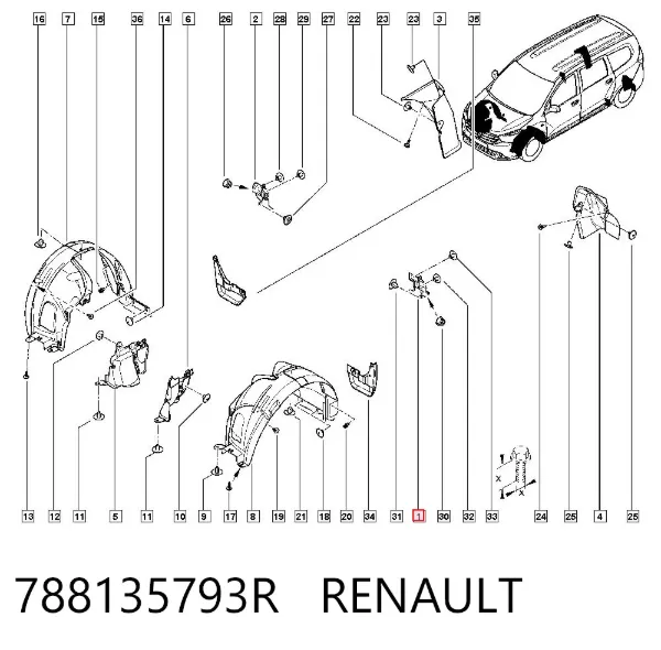  788135793R Renault (RVI)