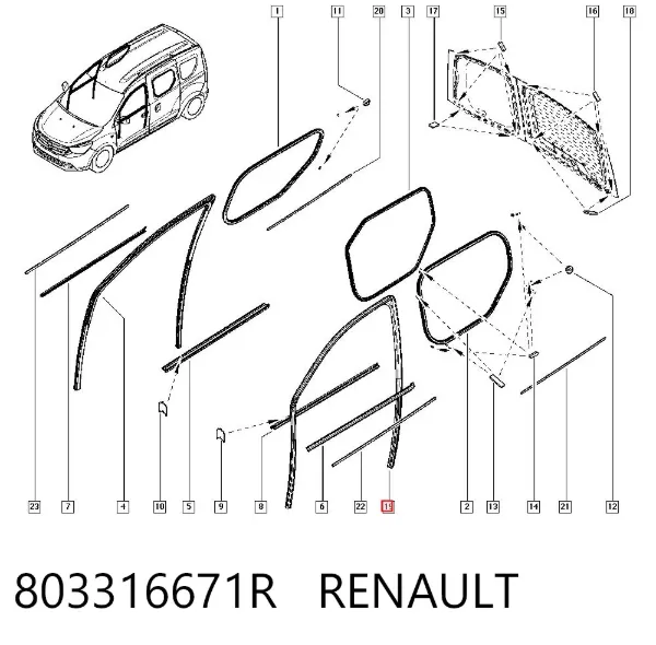  803316671R Renault (RVI)