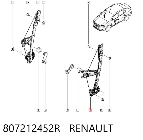  807212452R Renault (RVI)
