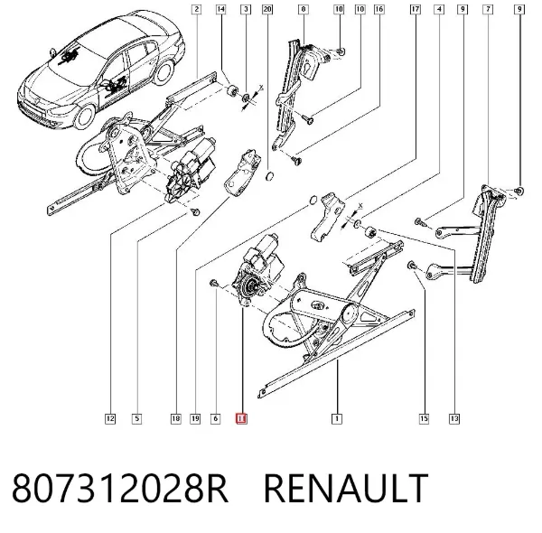  807312028R Renault (RVI)