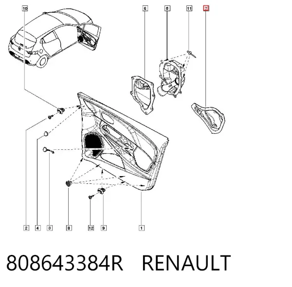  808643384R Renault (RVI)