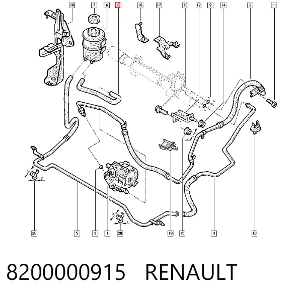  8200000915 Renault (RVI)
