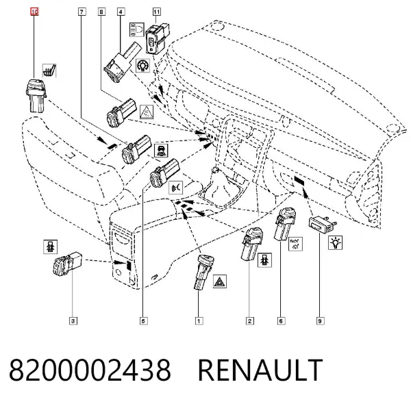  8200002438 Renault (RVI)