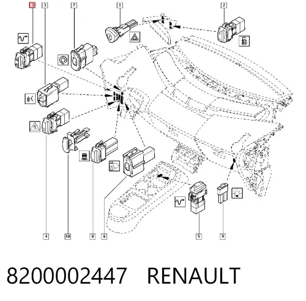 8200002447 Renault (RVI)
