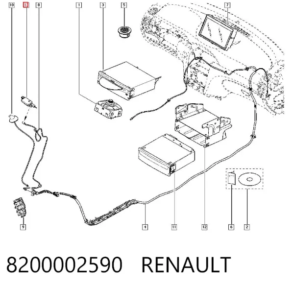  8200002590 Renault (RVI)