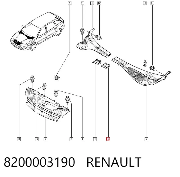  8200003190 Renault (RVI)